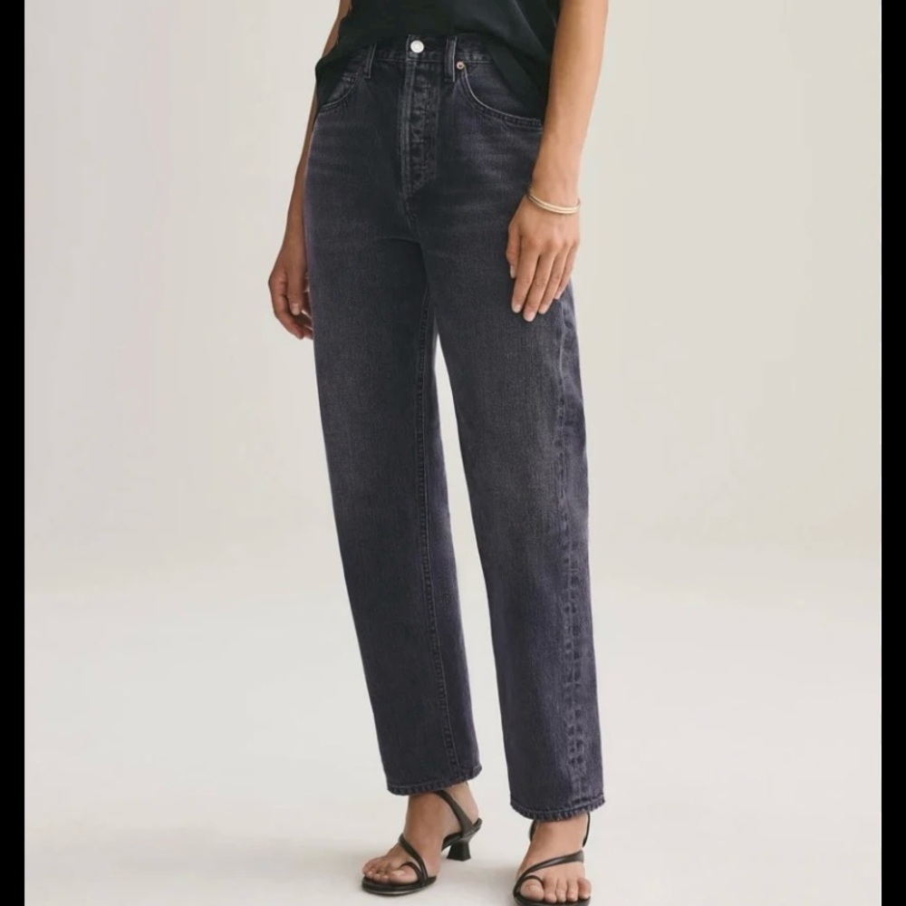 Agolde 90’s mid rise jeans, phantogram wash, 25